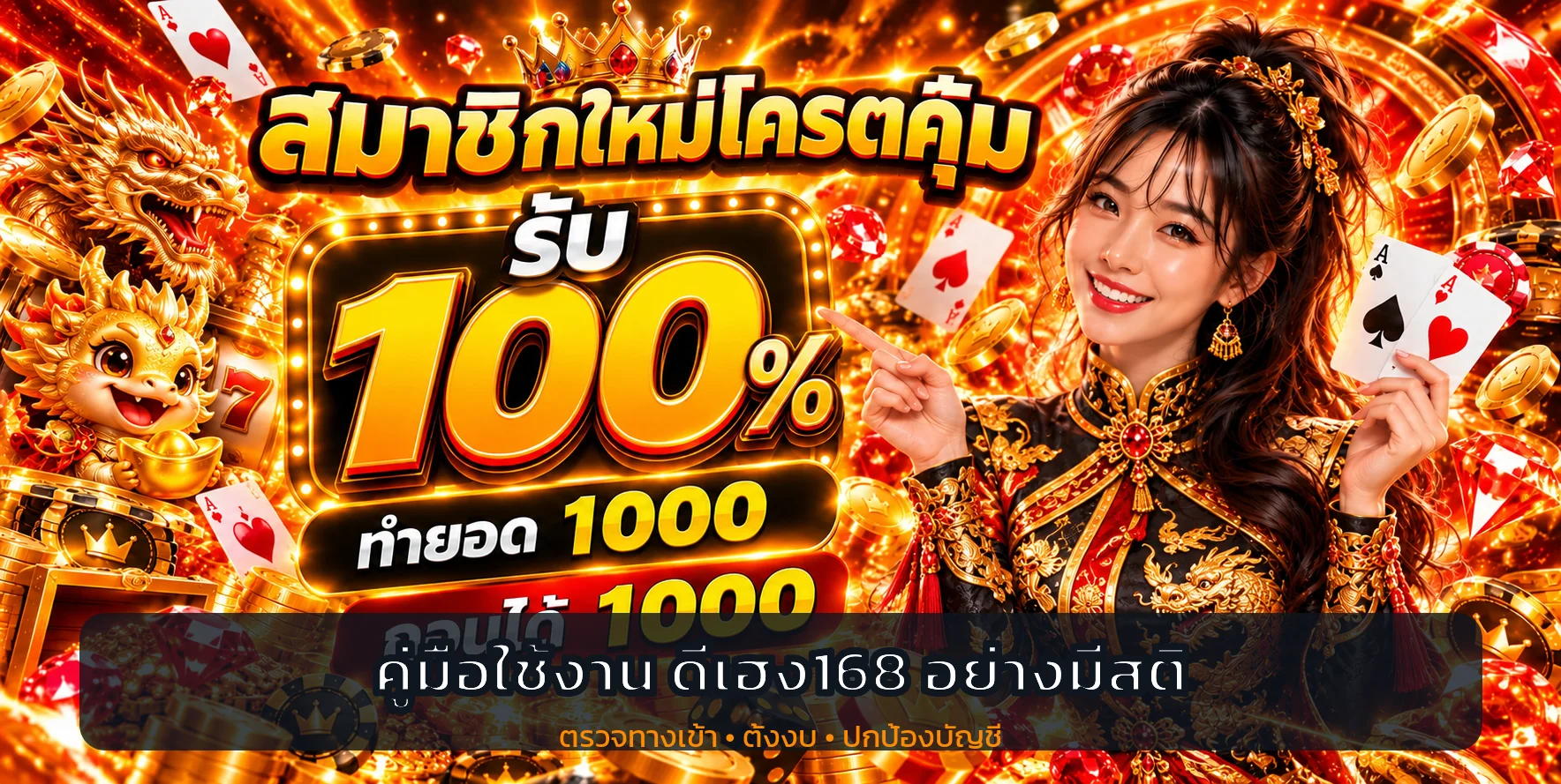 ดีเฮง168 คู่มือตรวจทางเข้าและปกป้องบัญชี